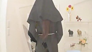 Naughty Nun spreads wide and sucks dick Hitomi Kan - More at Slurpjp com