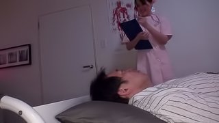 Slutty Japanese Nurse Gets Her Pussy Filled With Cum