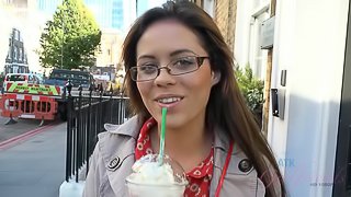 That hairy pussy ate up the creampie in London