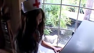 Incredible Nurse With Natural Tits Getting Screwed In An Interracial Sex