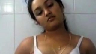 Cute Girl Making Her Bf's cock hard Whatsapp Video