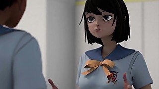 ADULT TIME Hentai Sex School - Giantess Teacher & Schoolgirl Bondage
