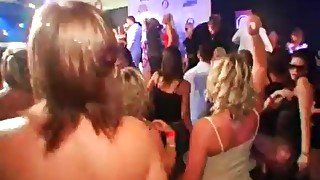 Dirty dancing at a wild night club party