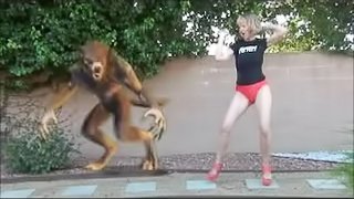 Sexy Legs Cougar and Werewolf
