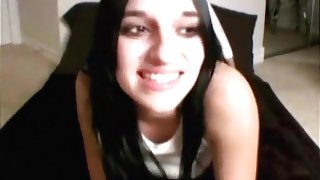 Great webcam show from young chick