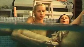Underwater lesbian fun