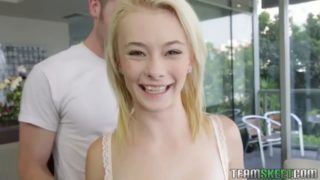 Pale and skinny college girl maddy rose vs big dick