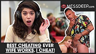 Have you seen anything like this? cheating on my wife while working: Lara De Santis - MISSDEEP