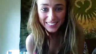 Blonde teen on cam