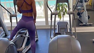 HOT fitness model gets picked up at the gym - 4K