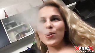 This Romanian is quite a slut and she really love sex in