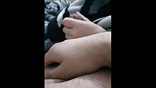 Step Mom Helps Injured Step son to Cum with a Gorgeous handjob