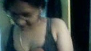 Cute Indian gal is shy bit when her lover makes video.