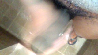 Jacn in the shower after wifey sent pics
