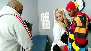 Lustful Blonde Doctor Jordan Kingsley Wants Her Big Cock Payment