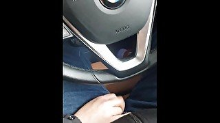 Step mom Caught step son Masturbating in Public Parking Helped him jerking off