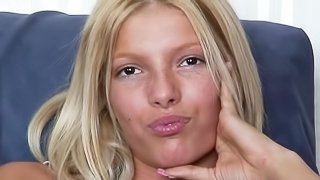 Shaved hungarian blonde casting