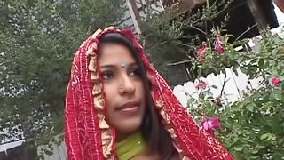 Sexy Indian Babe Gobbles A Big Cock And Gets Pounded