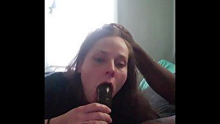 Obedient Slut Suck BBC Hubby and Oral CreamPie