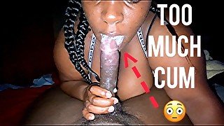 Thot drained my bbc with her throat and KEEP SUCKING