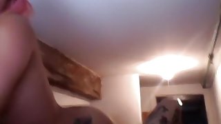 Inked asian emo chick makes a sextape with her white fuckbuddy