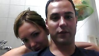 German Teen Couple Taking An Online Bath and Fuck
