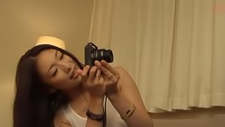 Pretty Asian girlfriend having a passionate time with her boyfriend