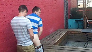 Back alley banging with Colby Chambers and Mickey Knox