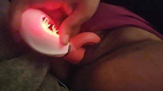 Masturbating after sex,  watch my quick tiny squirt at the end