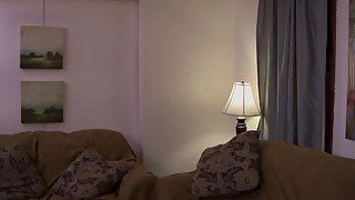 Macho Handyman Roman Todd Fucks Cutie On Couch