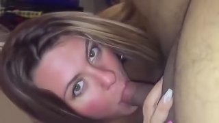 Fantastic Blowjob From Chubby Wife
