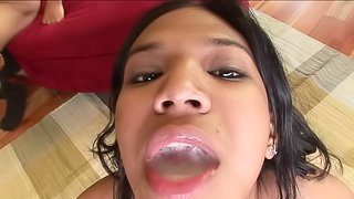 Naughty gangbang and blowjob with porn hot studs and lovely porn hottie Emi Reyes