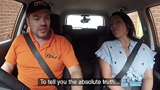 Fake Driving School Candi Kayne returns just for instructors big cock