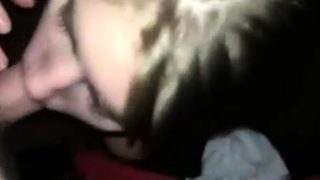 Blonde party girl sucks a 30yo stranger at one night stand