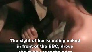 Cuckold Sissy Secret Wife bareback fuck with BBC thug