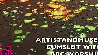 Tattooed hotwife cumslut BBC worship compilation