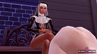 Shemale Nun Has Sex With Believer - Sexual Hot Animations