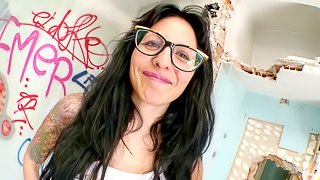 Raquel Abril is a MILF with glasses ready to bounce on a cock