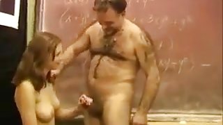 Hairy Teacher Gives Schoolgirl A Poor Sex Lesson !
