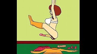 Velma's shemale contortion orgasm