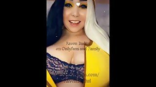 RAVEN BADINI ONLYFANS TEASER HUGE BBW TITS