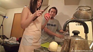 Stunning Japanese babe gest fucked hard by her hubby - Emiri Suzuhara