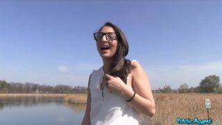 Hard Cock for Spanish Pussy Outside