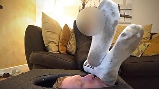 Face trample and foot worship