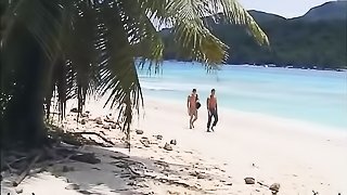 Shaved amateur public beach sex