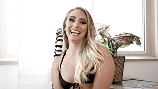 Aj Applegate likes to slurp on a hard cock more than anything else
