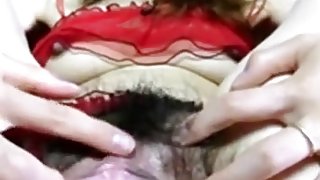 Revealing my hairy pussy