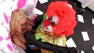 Jodie Moore banged by clown