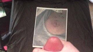 Cumming On My step Cousin's Tit Pic Again (Not The Best Cumshot I'm Just Horny)