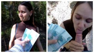 Russian Girl Suck and Fuck for Money - Public Agent Parody